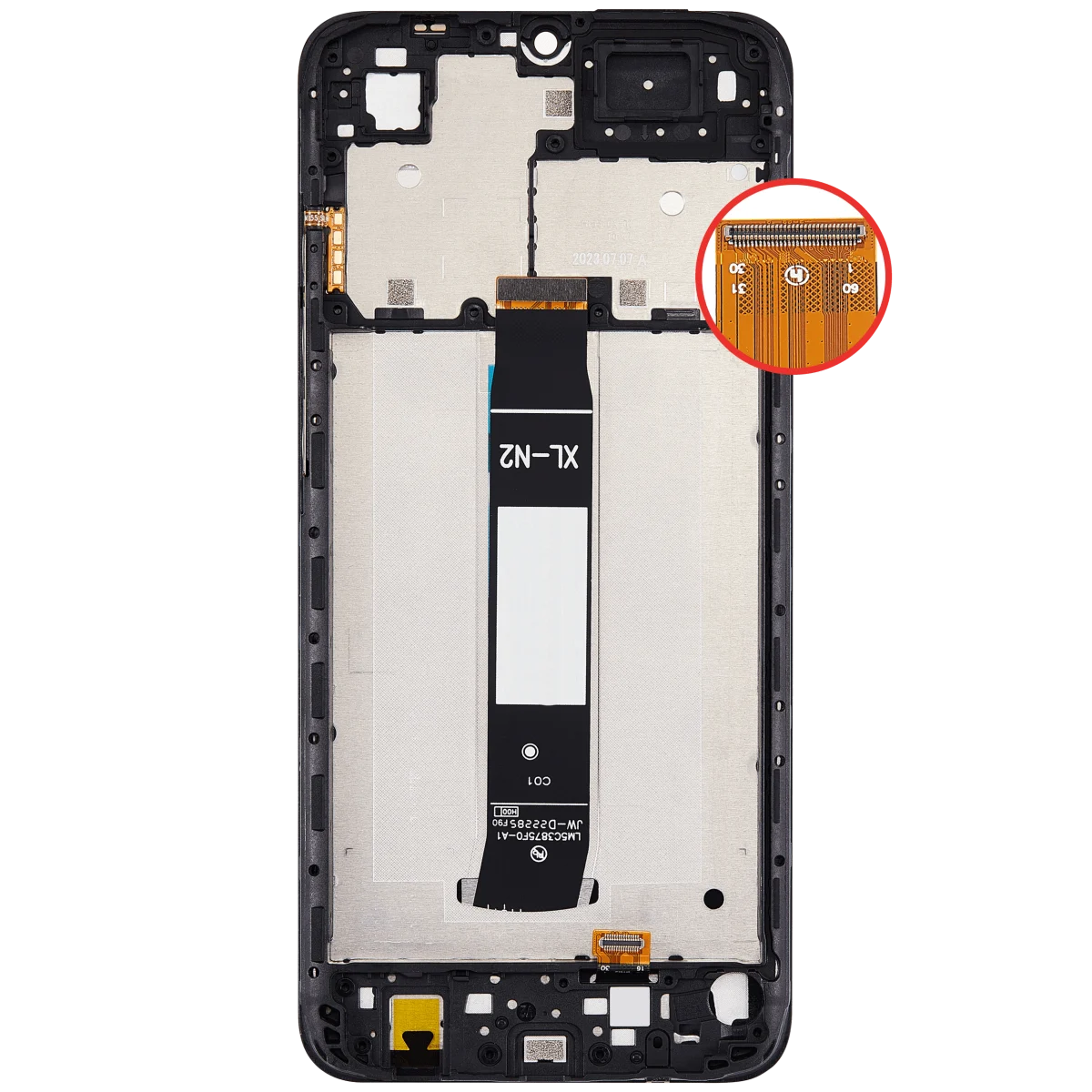 Redmi A2 İle Uyumlu Ekran Dokunmatik Çerçeveli (Tüm Renklerle Uyumlu) - Görsel 3