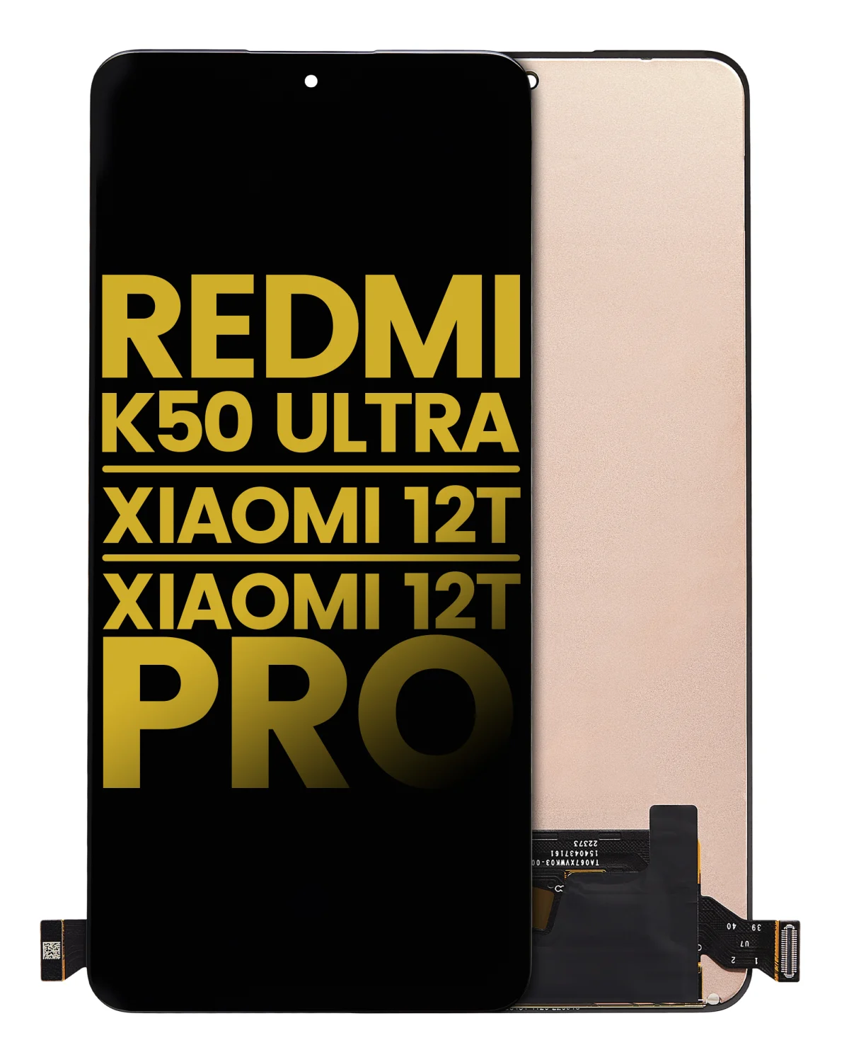Redmi K50 Ultra İle Uyumlu Çerçevesiz Orijinal Amoled Ekran (Tüm Renklerle Uyumlu) - Görsel 2