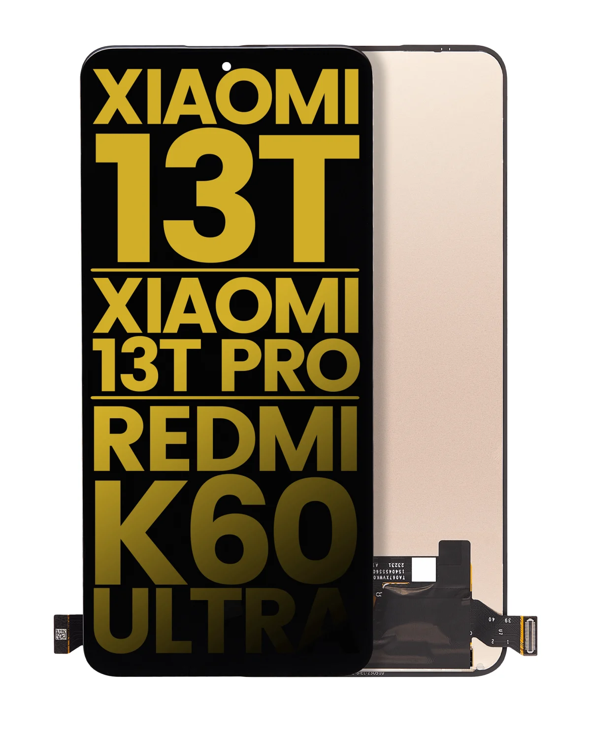 Redmi K60 Ultra İle Uyumlu Çerçevesiz Orijinal Amoled Ekran (Tüm Renklerle Uyumlu) - Görsel 5