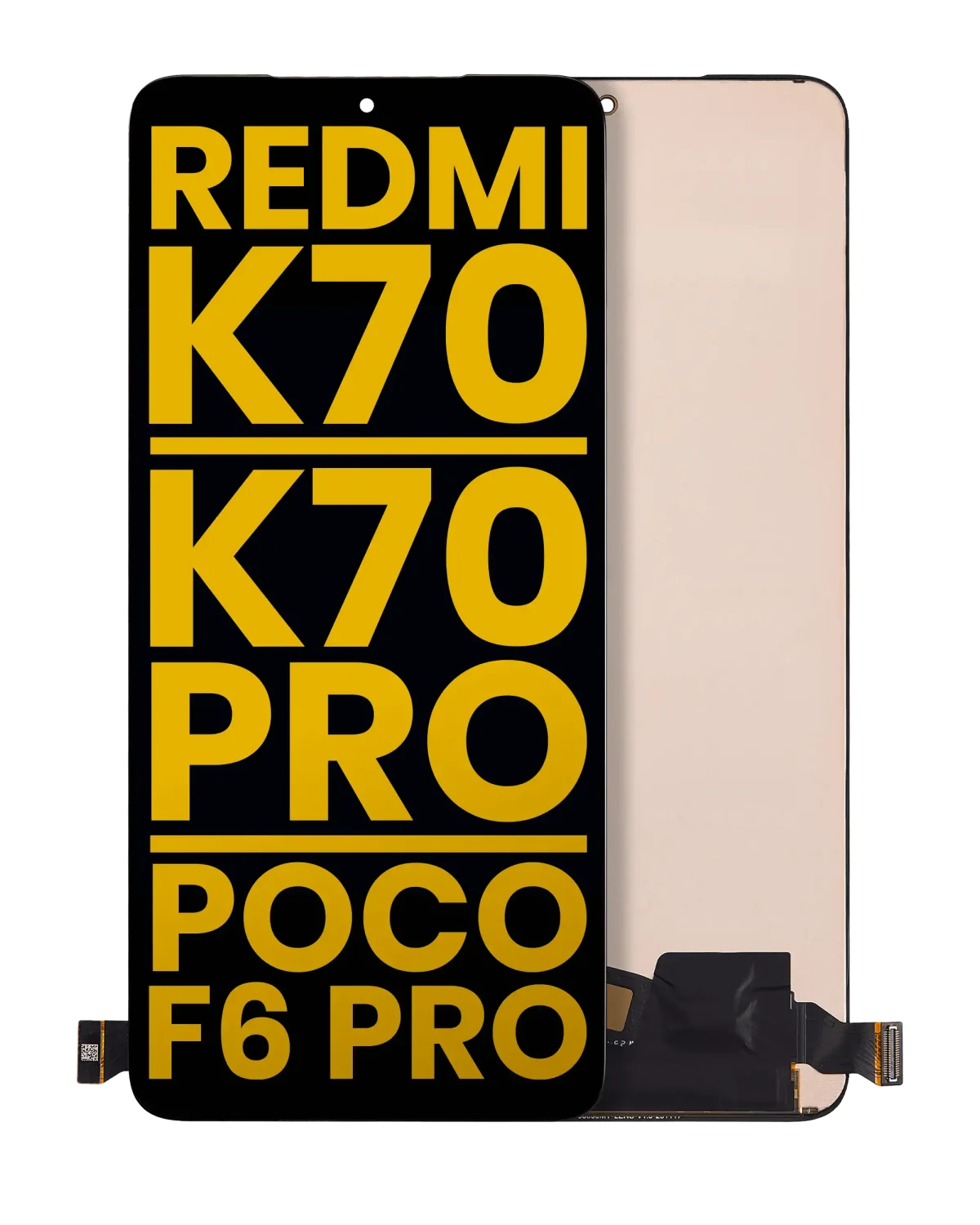 Redmi K70 Pro İle Uyumlu Çerçevesiz Orijinal Amoled Ekran (Tüm Renklerle Uyumlu) - Görsel 6
