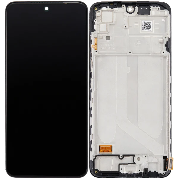 Redmi Note 10 İle Uyumlu Çerçeveli  Amoled Ekran (Tüm Renkler Uyumlu)