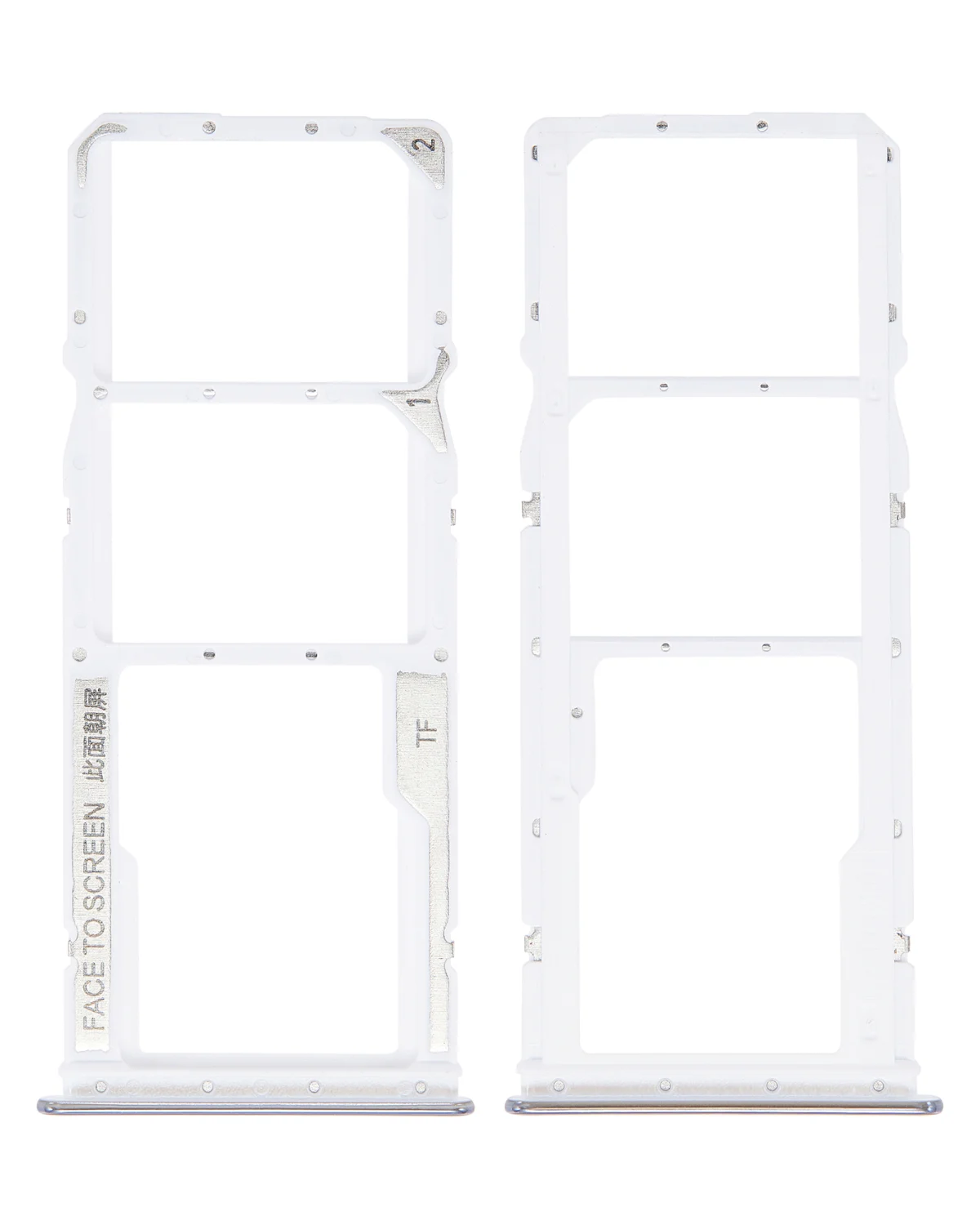 Redmi Note 10 İle Uyumlu Çift Sim Kart Tepsisi (Çakıl Beyazı)