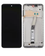 Redmi Note 9 Pro İle Uyumlu Ekran Dokunmatik Çerçeveli Orijinal (Buzul Beyazı)