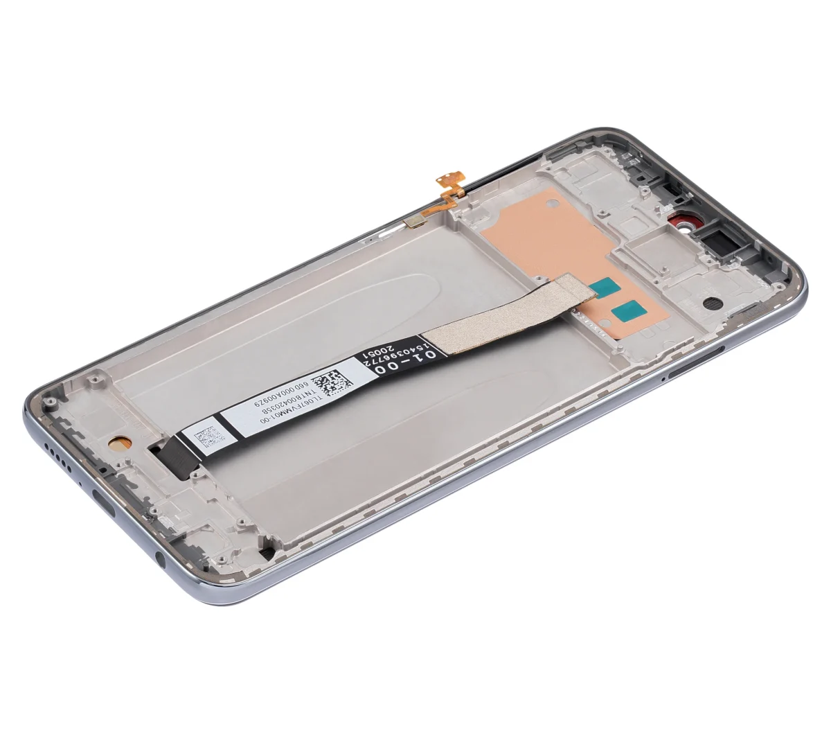 Redmi Note 9 Pro İle Uyumlu Ekran Dokunmatik Çerçeveli Orijinal (Buzul Beyazı) - Görsel 5