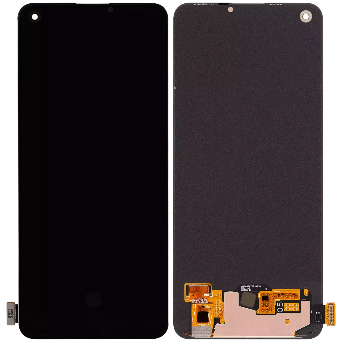 Reno8 LITE İle Uyumlu Ekran Dokunmatik Çerçevesiz Ekran %100 Orijinal - Görsel 1