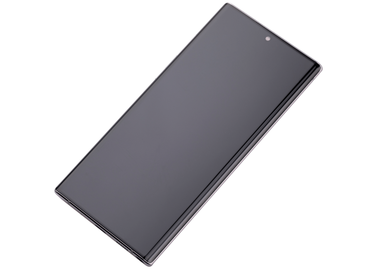 SSamsung Galaxy Note 10 Plus 5G İçin Çerçeveli ekran oled Ekranı (Aftermarket Plus) (Aura Glow / Silver) - Görsel 5