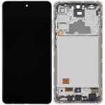 SamsuSamsung A72 İle Uyumlu Çerçeveli ekran Orijinal Ekranı  (A725 / 2021) (6.67") (Aftermarket Plus (Harika Beyaz) - Görsel 2