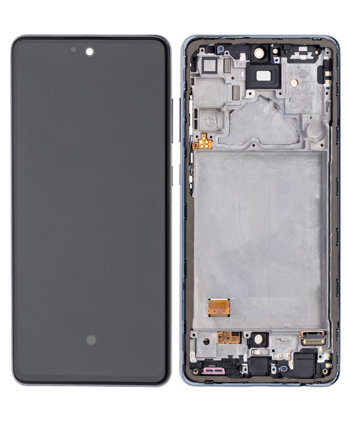 Samsung A72 (A725 / 2021) (Servis Paketi) (Harika Siyah) İçin Çerçeveli ekran Orijinal Ekranı - Görsel 2