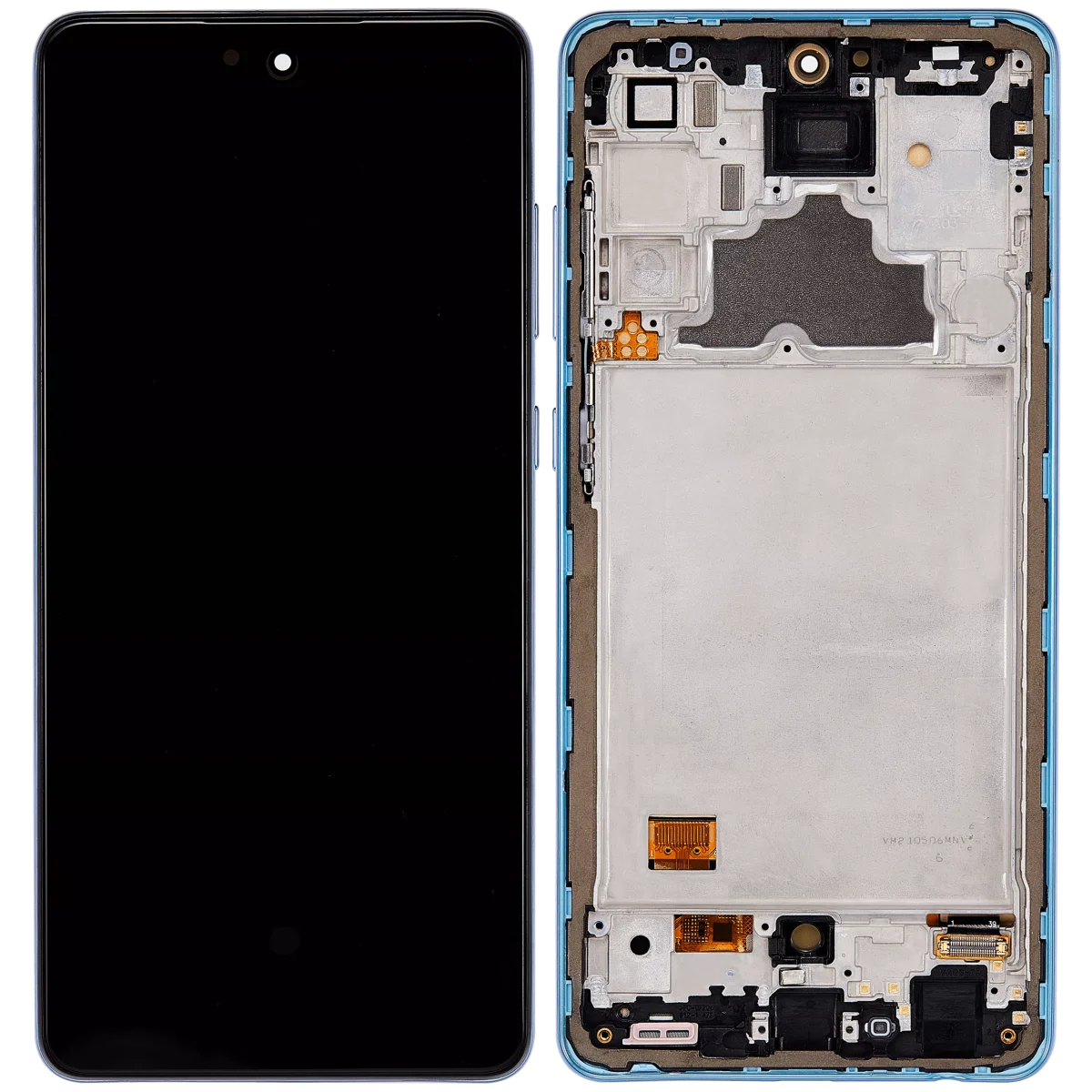 Samsung A72 İle Uyumlu Çerçeveli ekran OLED Ekranı (A725 / 2021) (6.67") (Aftermarket Plus) (Harika Mavi) - Görsel 2