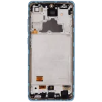 Samsung A72 İle Uyumlu Çerçeveli ekran OLED Ekranı (A725 / 2021) (6.67") (Aftermarket Plus) (Harika Mavi) - Görsel 4