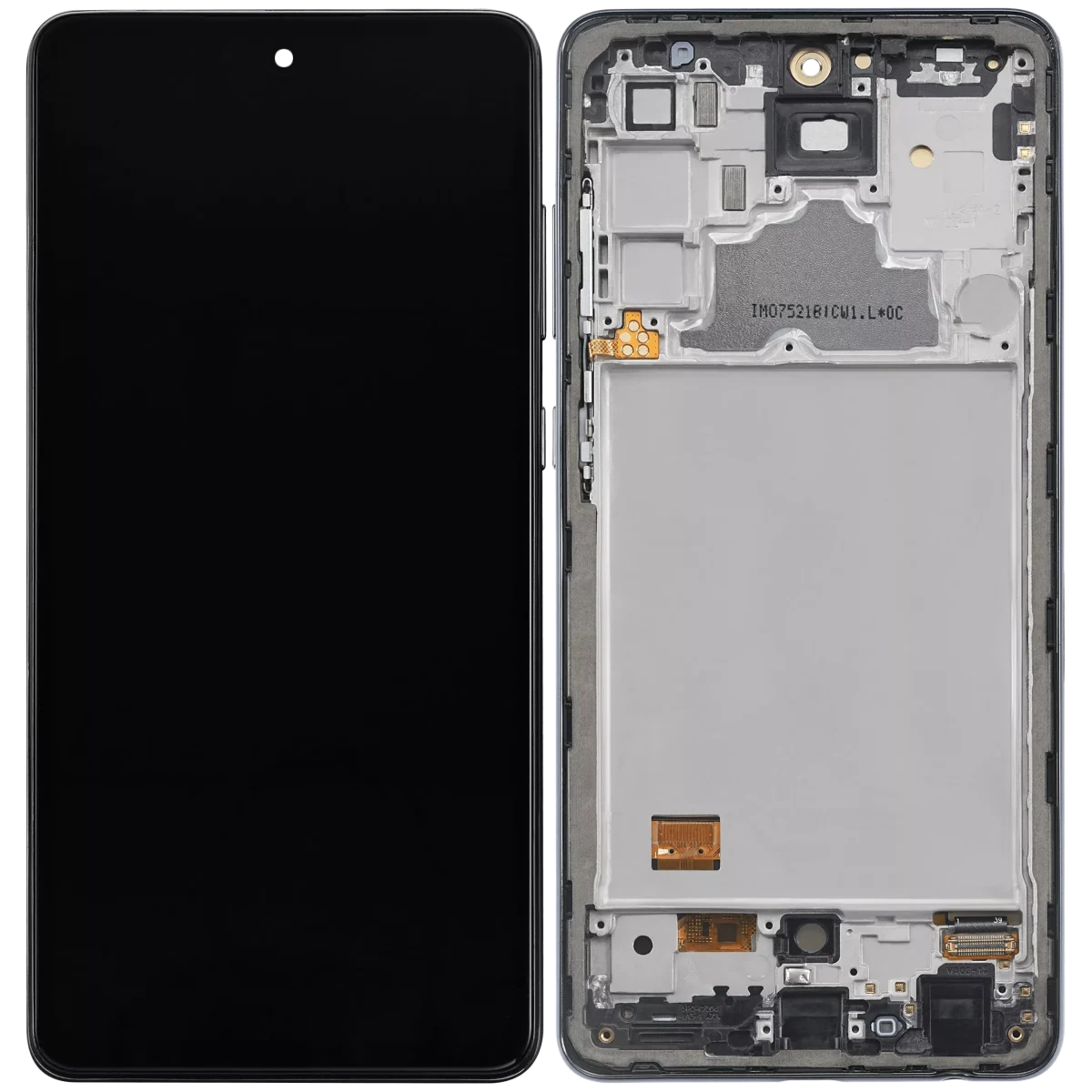 Samsung A72 İle Uyumlu Çerçeveli ekran OLED Ekranı (A725 / 2021) (6.67") (Aftermarket Plus(Harika Siyah) - Görsel 2