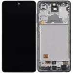 Samsung A72 İle Uyumlu Çerçeveli ekran OLED Ekranı (A725 / 2021) (6.67") (Aftermarket Plus(Harika Siyah) - Görsel 2