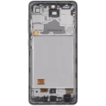 Samsung A72 İle Uyumlu Çerçeveli ekran OLED Ekranı (A725 / 2021) (6.67") (Aftermarket Plus(Harika Siyah) - Görsel 4