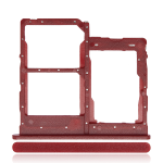Samsung Galaxy A01 Core İle Uyumlu Çift Sim Kart Tepsisi (A013 2020) (Kırmızı)