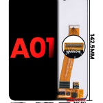 Samsung Galaxy A01 İle Uyumlu Çerçevesiz ekran LCD Ekranı (Global Model) (Mikro USB Çerçeve) (Satış Sonrası Plus: Incell) (Tüm Renkler)