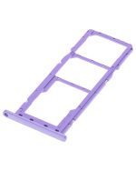 Samsung Galaxy A01 İle Uyumlu Çift Sim Kart Tepsisi (A015 2020) (Mor) - Görsel 4