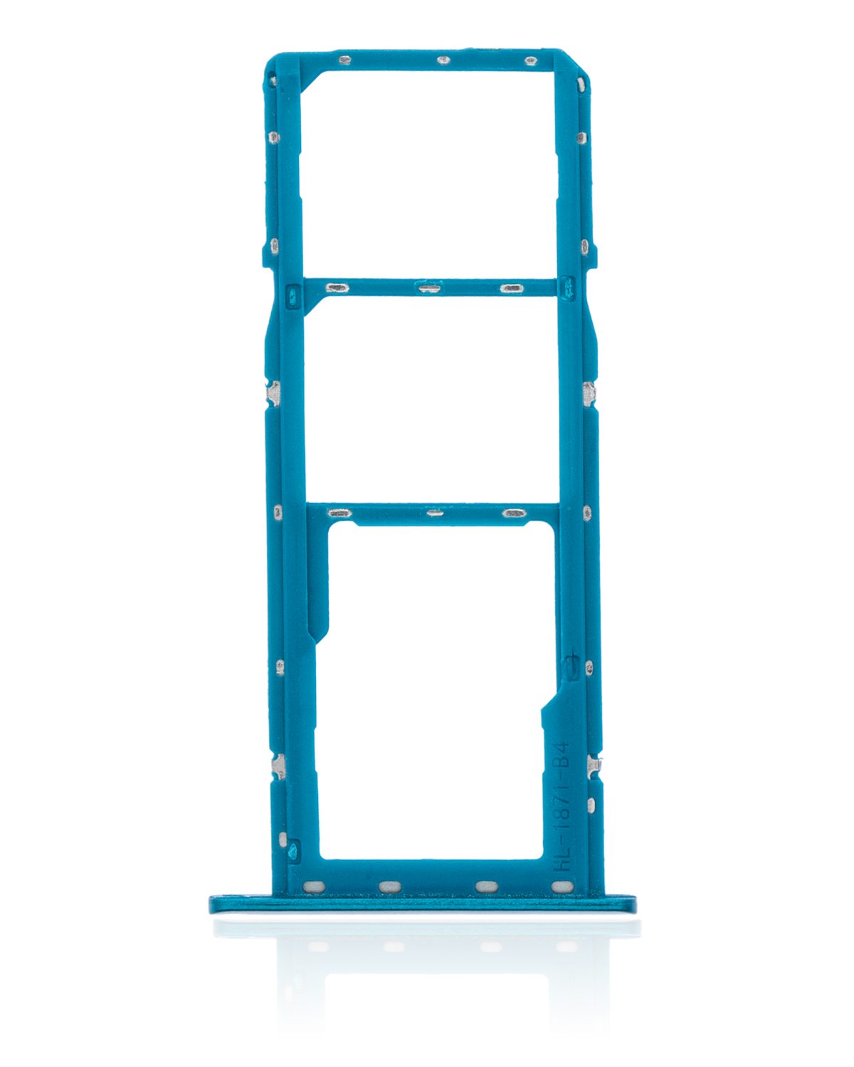 Samsung Galaxy A01 İle Uyumlu Çift Sim Kart Tepsisi (A015 2020) (Yeşil) - Görsel 3