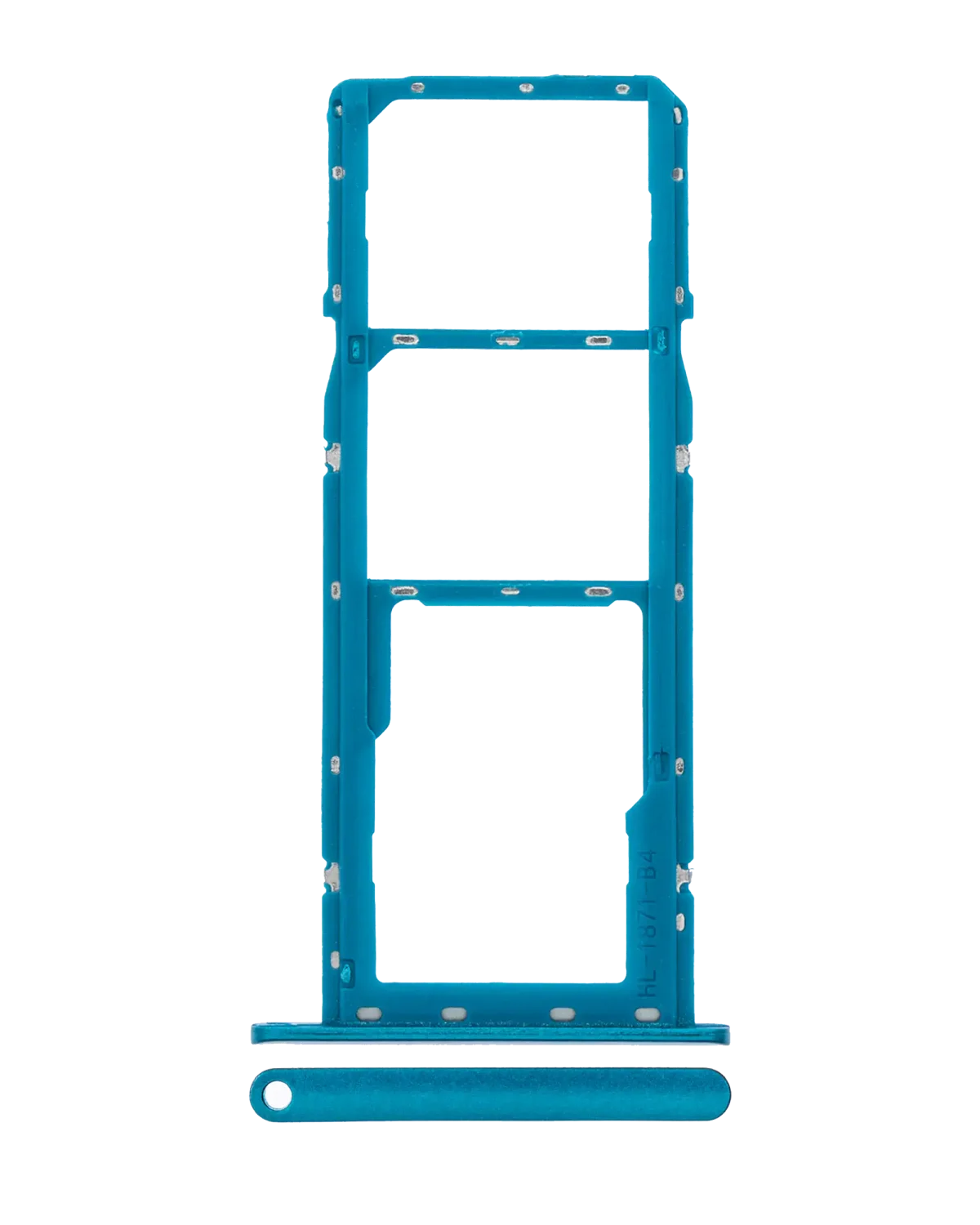 Samsung Galaxy A01 İle Uyumlu Çift Sim Kart Tepsisi (A015 2020) (Yeşil) - Görsel 5