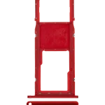 Samsung Galaxy A01 İle Uyumlu Tek Sim Kart Tepsisi (A015 2020) (Kırmızı)