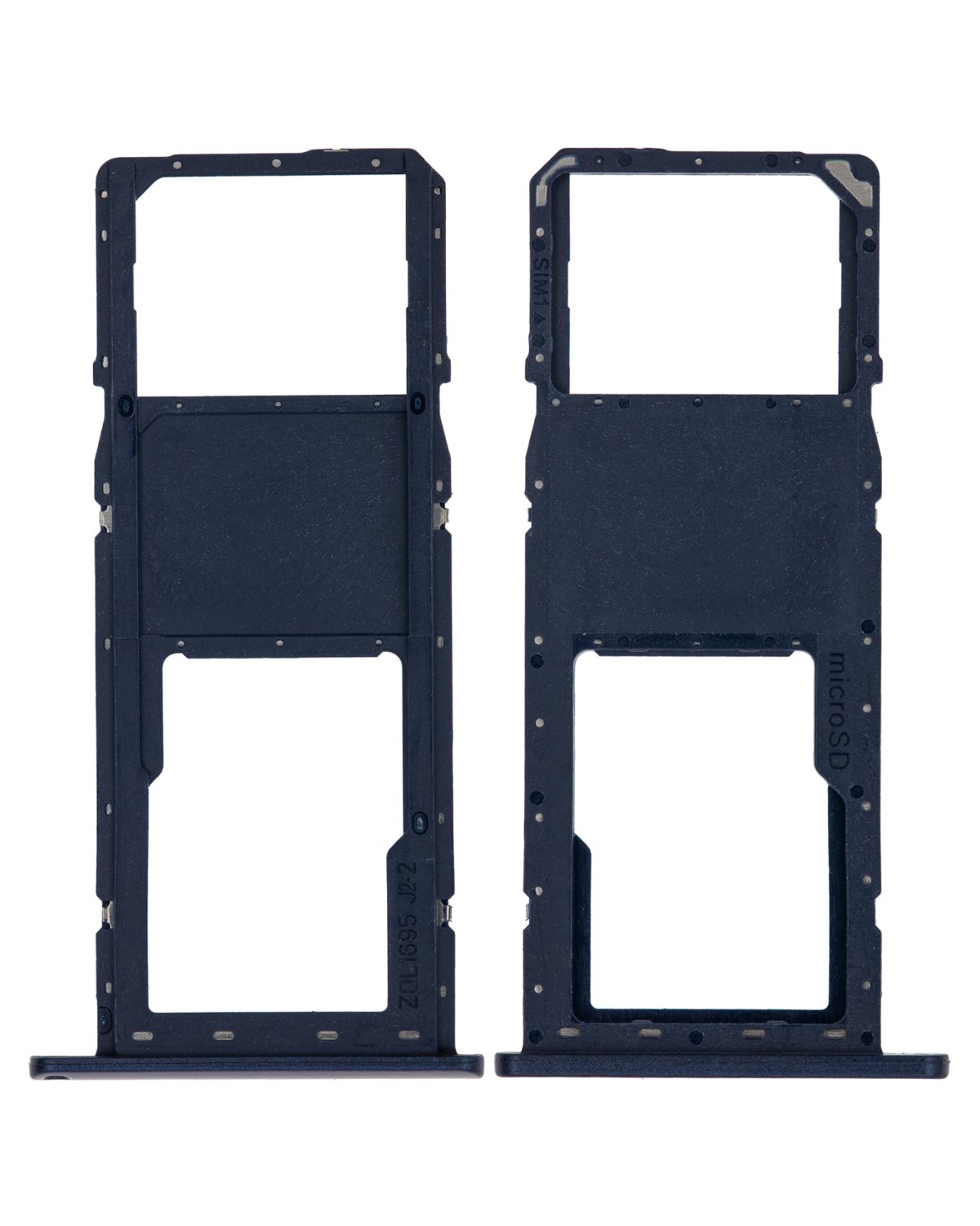 Samsung Galaxy A01 İle Uyumlu Tek Sim Kart Tepsisi (A015 2020) (Mavi) - Görsel 2