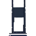 Samsung Galaxy A01 İle Uyumlu Tek Sim Kart Tepsisi (A015 2020) (Mavi)