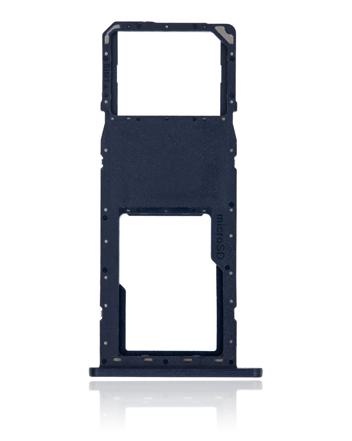 Samsung Galaxy A01 İle Uyumlu Tek Sim Kart Tepsisi (A015 2020) (Mavi) - Görsel 3