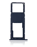 Samsung Galaxy A01 İle Uyumlu Tek Sim Kart Tepsisi (A015 2020) (Mavi) - Görsel 3