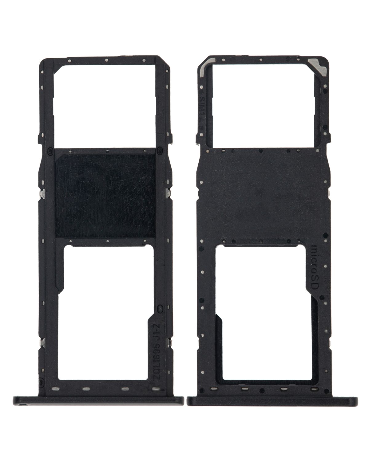 Samsung Galaxy A01 İle Uyumlu Tek Sim Kart Tepsisi (A015 2020) (Siyah) - Görsel 2