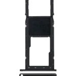 Samsung Galaxy A01 İle Uyumlu Tek Sim Kart Tepsisi (A015 2020) (Siyah)