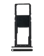 Samsung Galaxy A01 İle Uyumlu Tek Sim Kart Tepsisi (A015 2020) (Siyah) - Görsel 4