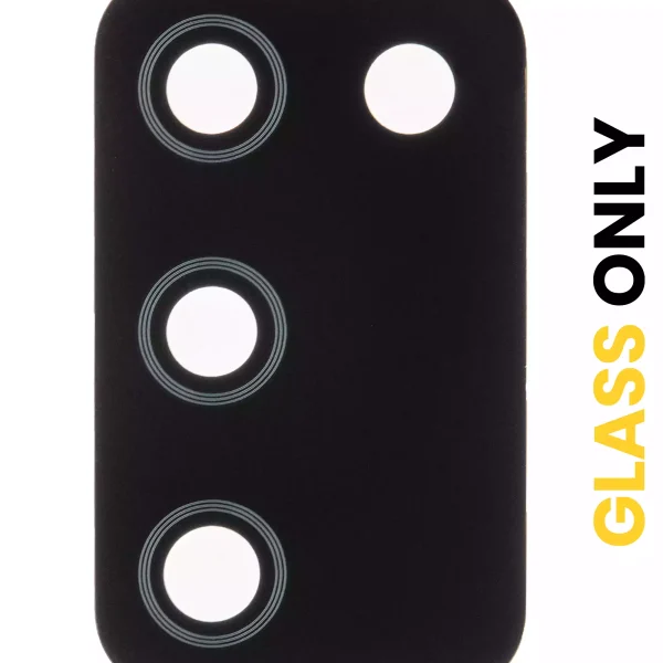 Samsung Galaxy A02 İle Uyumlu Arka Kamera Lensi (Sadece Cam) Yapışkanlı s (A025F A025M 2020)