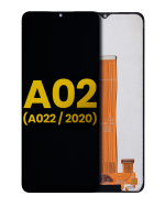 Samsung Galaxy A02 İle Uyumlu Çerçevesiz ekran LCD Ekranı (A022 2020) Orijinal (Tüm Renkler)