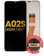 Samsung Galaxy A02 İle Uyumlu Çerçevesiz ekran LCD Ekranı S (A025F 2020) (Uluslararası Sürüm) Orijinal (Tüm Renkler)