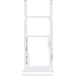 Samsung Galaxy A02 İle Uyumlu Çift Sim Kart Tepsisi (A022 2020) (Beyaz)