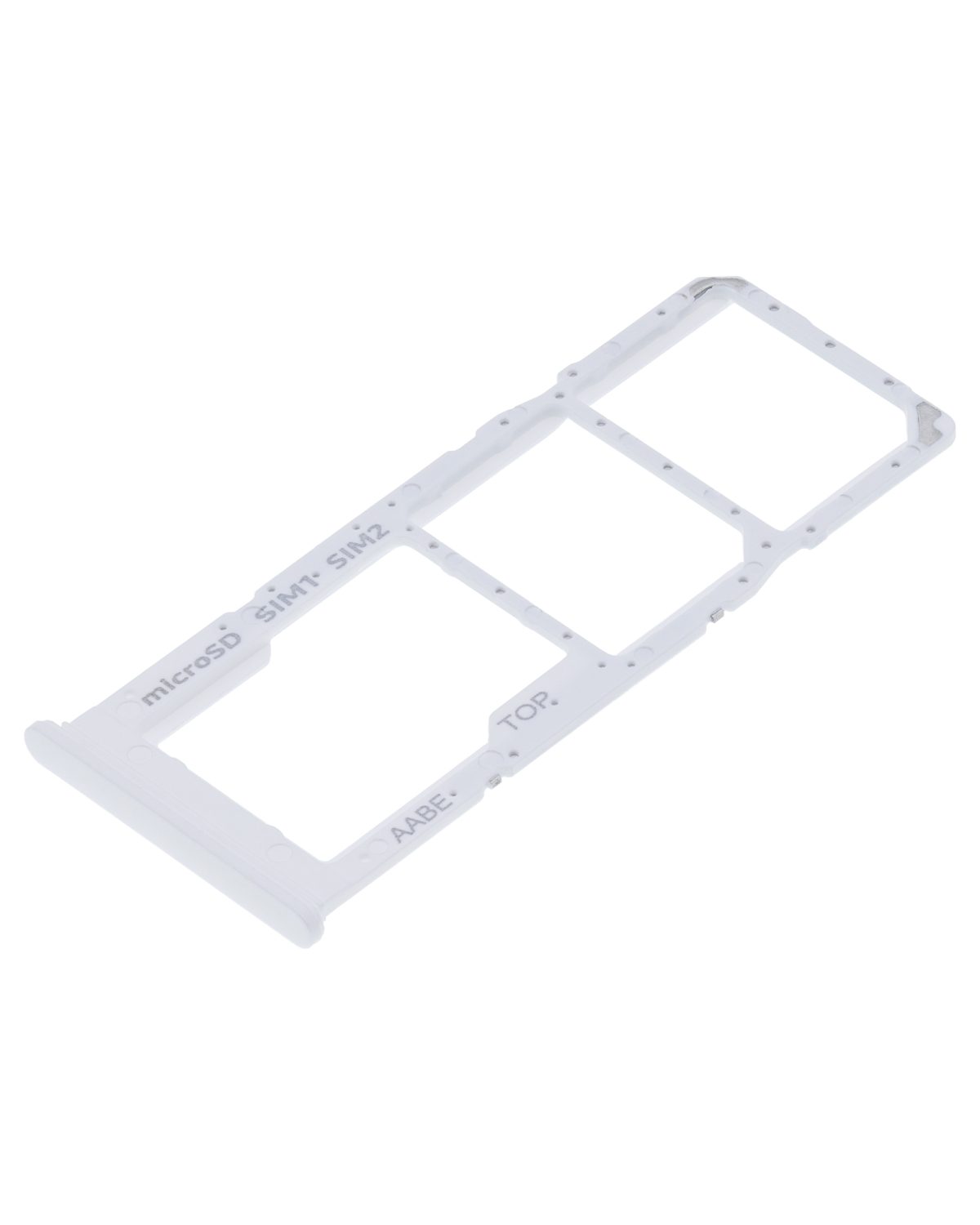 Samsung Galaxy A02 İle Uyumlu Çift Sim Kart Tepsisi (A022 2020) (Beyaz) - Görsel 4