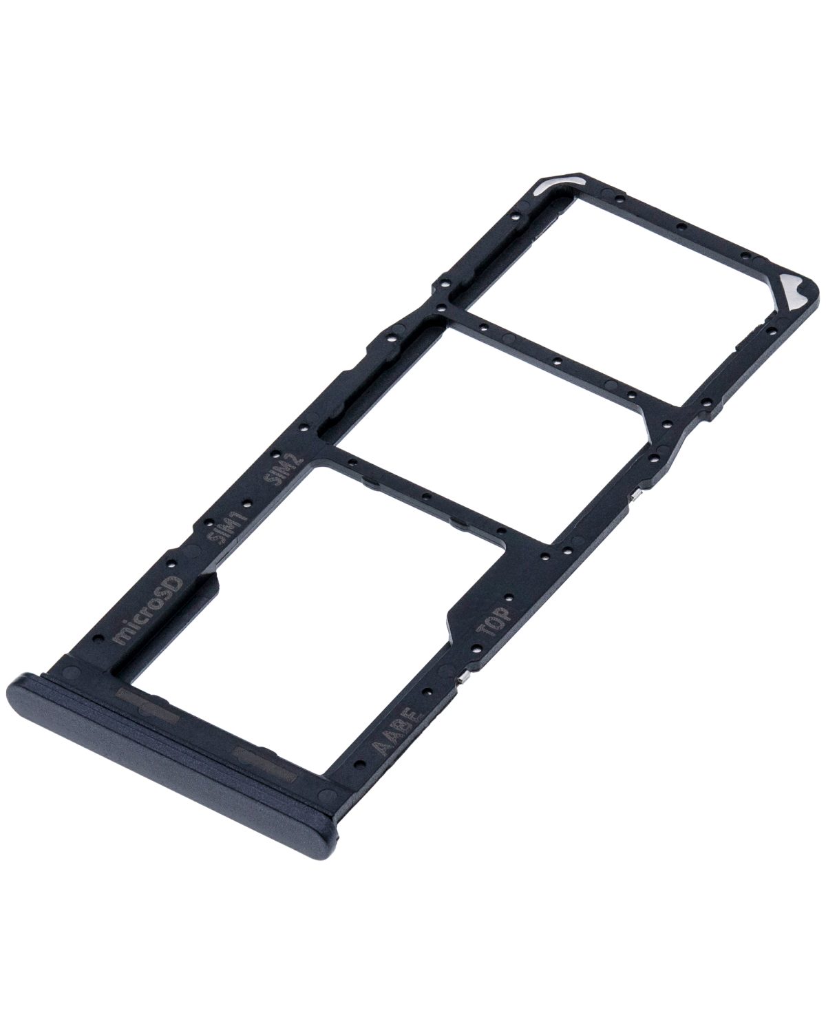 Samsung Galaxy A02 İle Uyumlu Çift Sim Kart Tepsisi (A022 2020) (Siyah) - Görsel 4