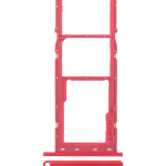 Samsung Galaxy A02 İle Uyumlu Çift Sim Kart Tepsisi S (A025 2020) A03 ( 2021) (Kırmızı)