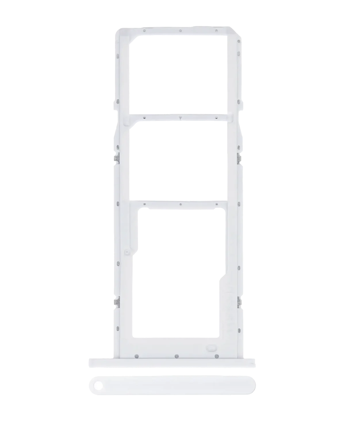 Samsung Galaxy A02 İle Uyumlu Çift Sim Kart Tepsisi S (A025 2020)) (Beyaz) - Görsel 5
