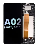 Samsung Galaxy A02 İle Uyumlu İçin Çerçeveli ekran (A022 2022) (Servis Paketi) (Tüm Renkler)  LCD Ekranı Uyumlu - Görsel 2
