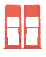 Samsung Galaxy A02 İle Uyumlu Tek Sim Kart Tepsisi (A022 2020) (Kırmızı) - Görsel 2