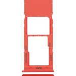Samsung Galaxy A02 İle Uyumlu Tek Sim Kart Tepsisi (A022 2020) (Kırmızı)
