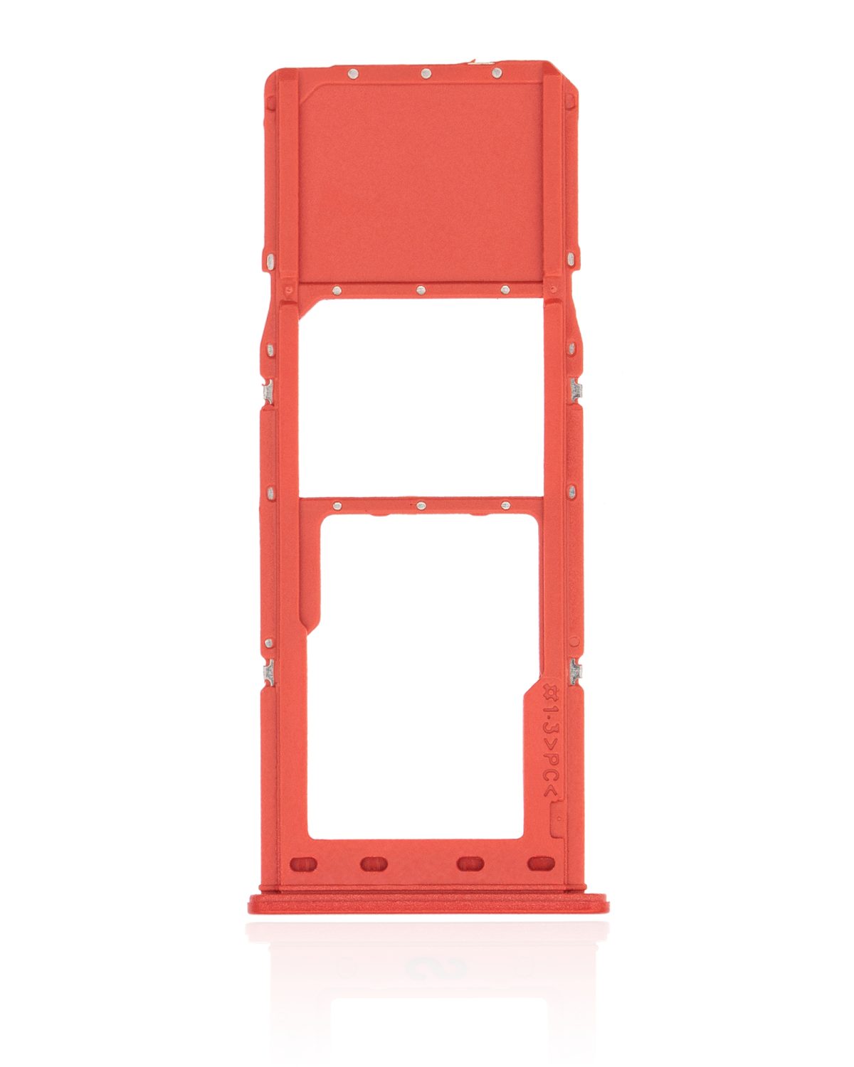 Samsung Galaxy A02 İle Uyumlu Tek Sim Kart Tepsisi (A022 2020) (Kırmızı) - Görsel 3