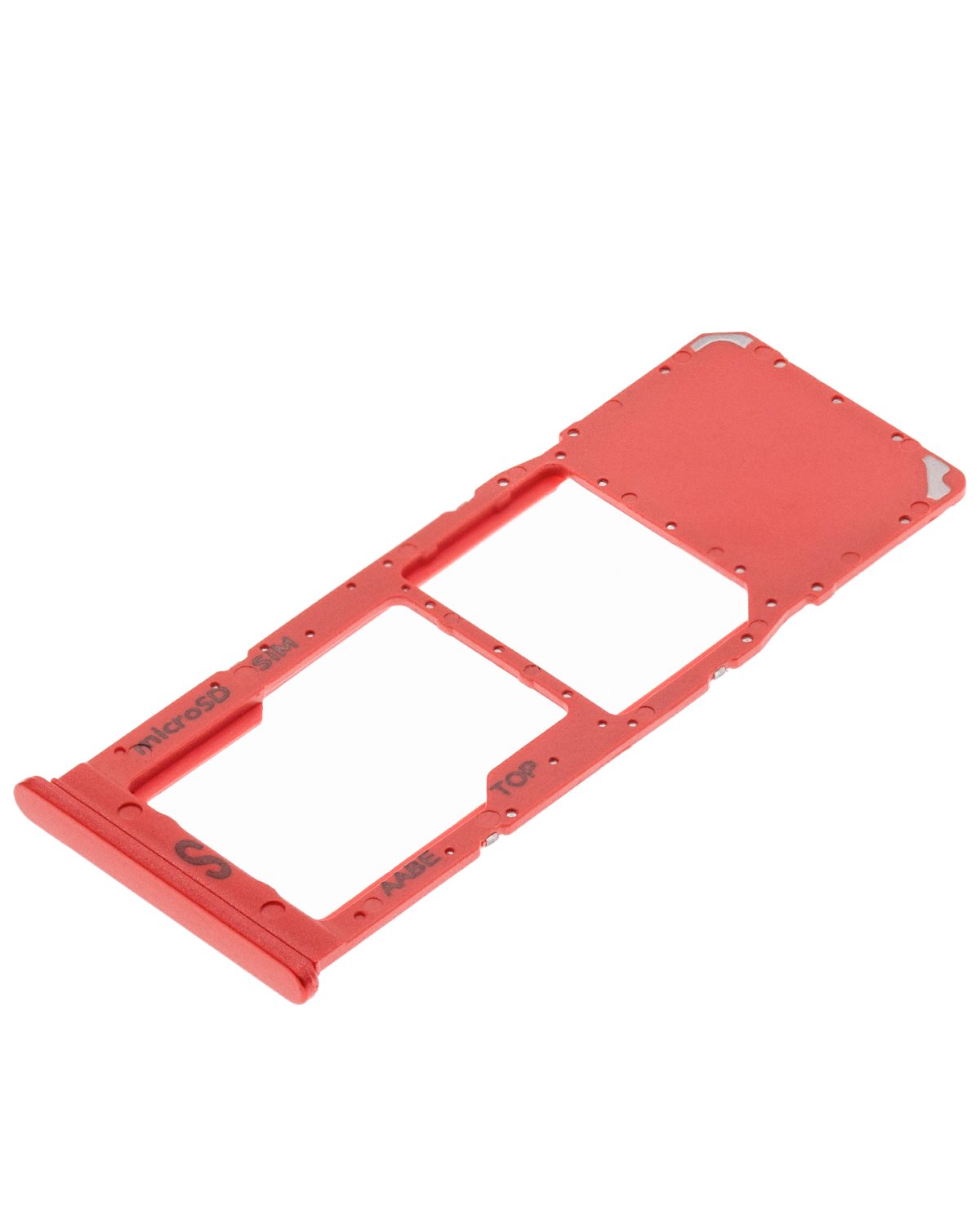 Samsung Galaxy A02 İle Uyumlu Tek Sim Kart Tepsisi (A022 2020) (Kırmızı) - Görsel 4