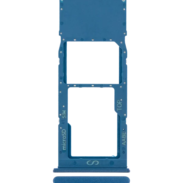 Samsung Galaxy A02 İle Uyumlu Tek Sim Kart Tepsisi (A022 2020) (Mavi)