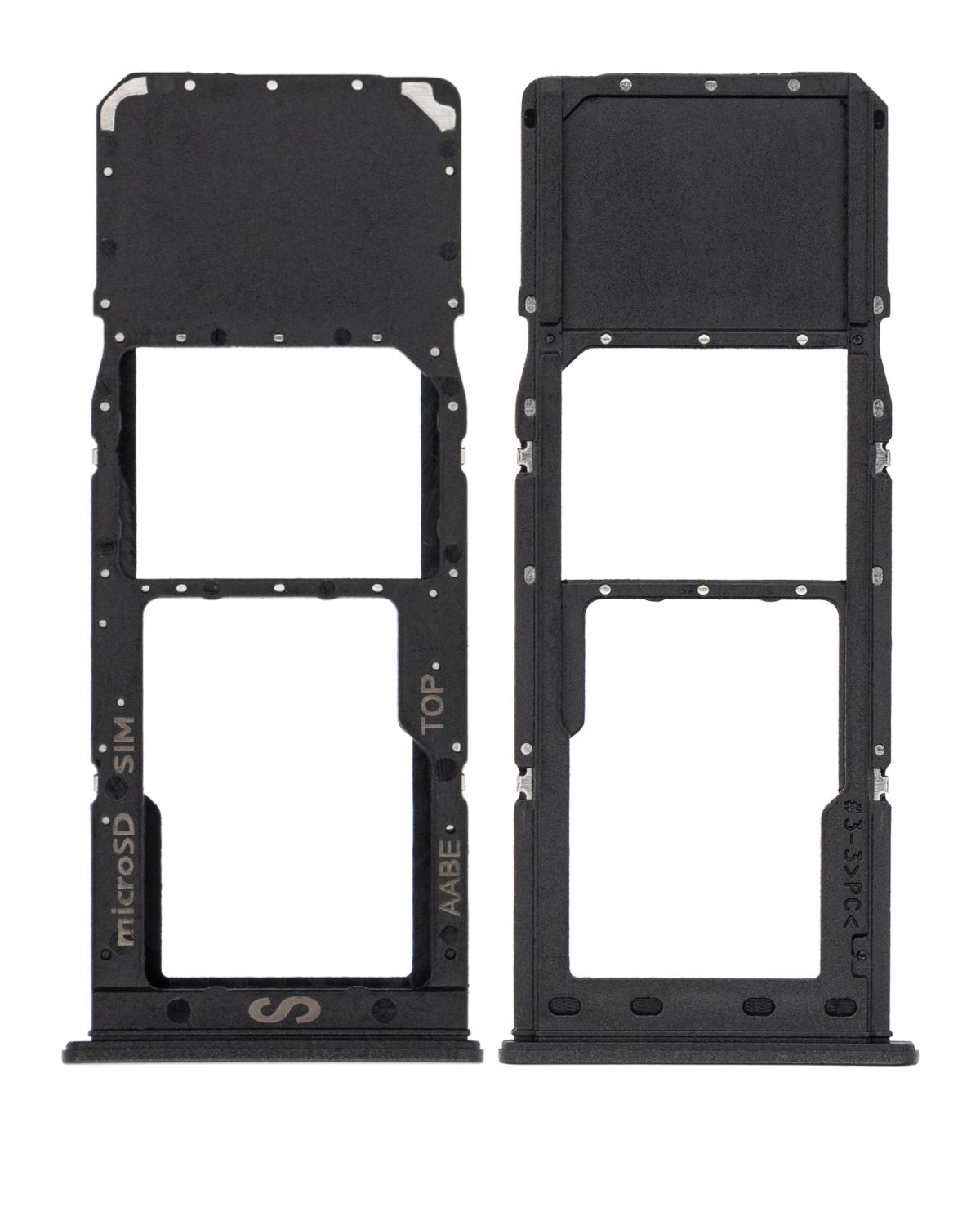 Samsung Galaxy A02 İle Uyumlu Tek Sim Kart Tepsisi (A022 2020) (Siyah) - Görsel 2