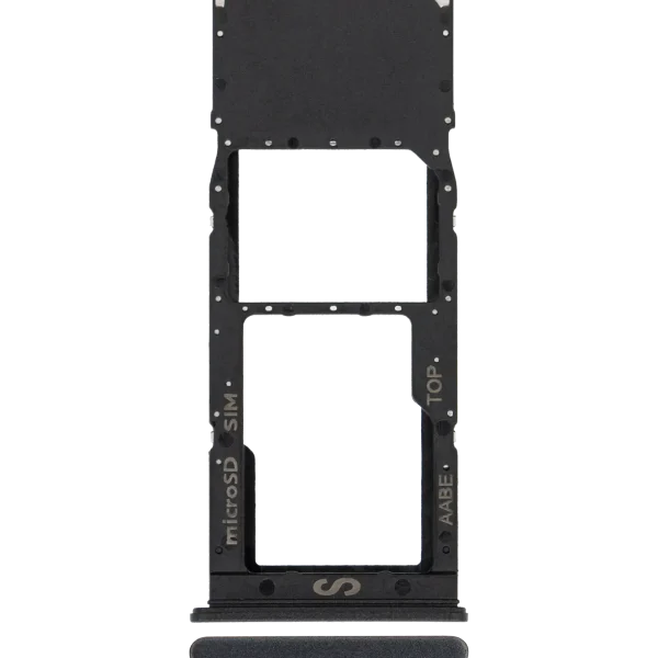 Samsung Galaxy A02 İle Uyumlu Tek Sim Kart Tepsisi (A022 2020) (Siyah)