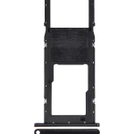 Samsung Galaxy A02 İle Uyumlu Tek Sim Kart Tepsisi S (A025 2020) A03 ( 2021) (Siyah)