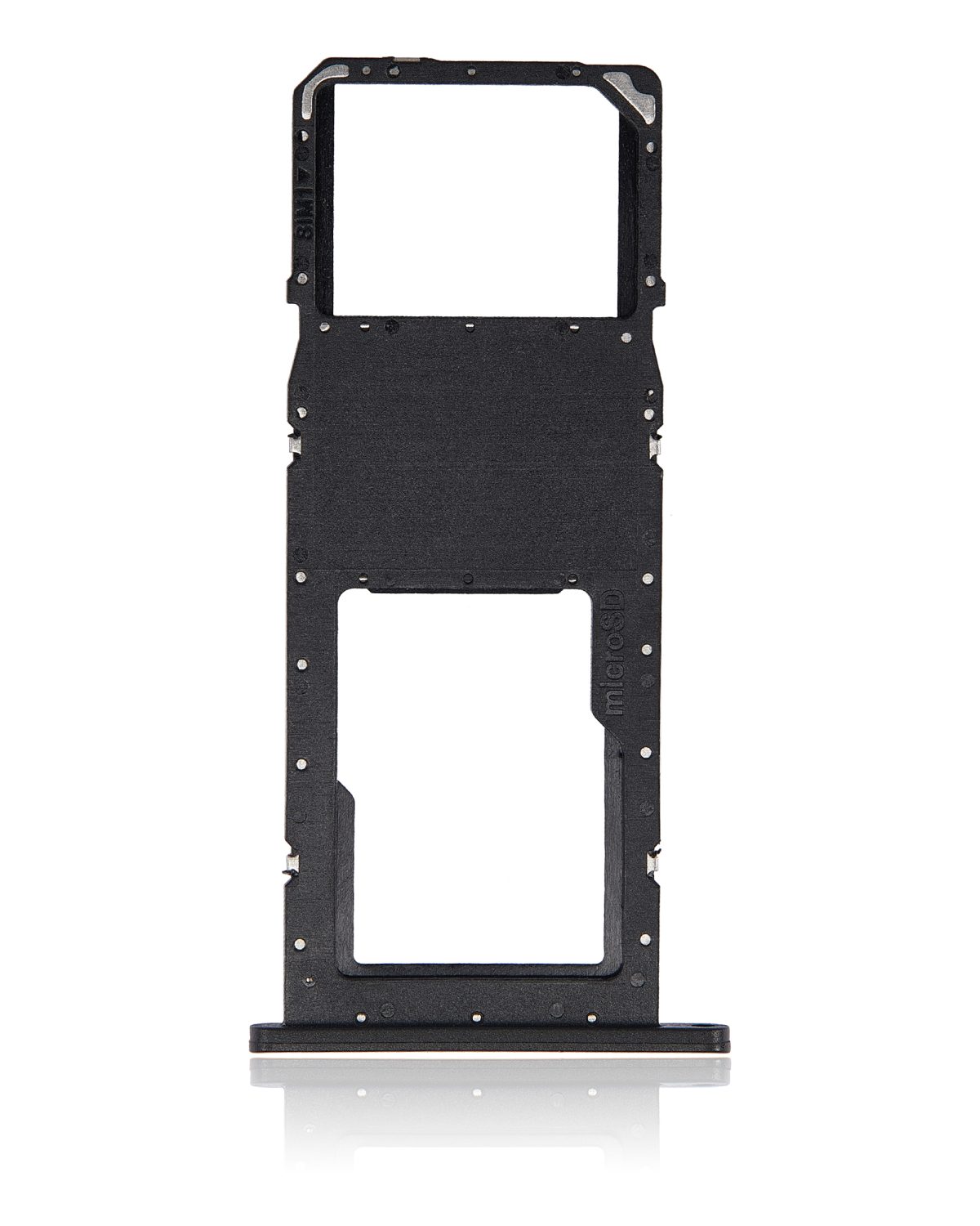 Samsung Galaxy A02 İle Uyumlu Tek Sim Kart Tepsisi S (A025 2020) A03 ( 2021) (Siyah) - Görsel 3