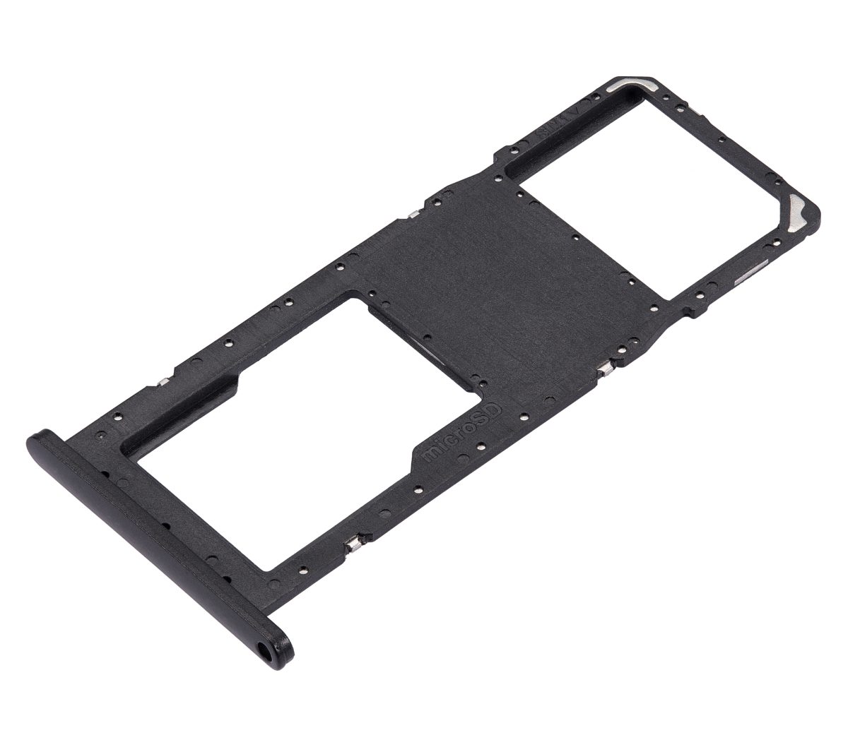 Samsung Galaxy A02 İle Uyumlu Tek Sim Kart Tepsisi S (A025 2020) A03 ( 2021) (Siyah) - Görsel 4