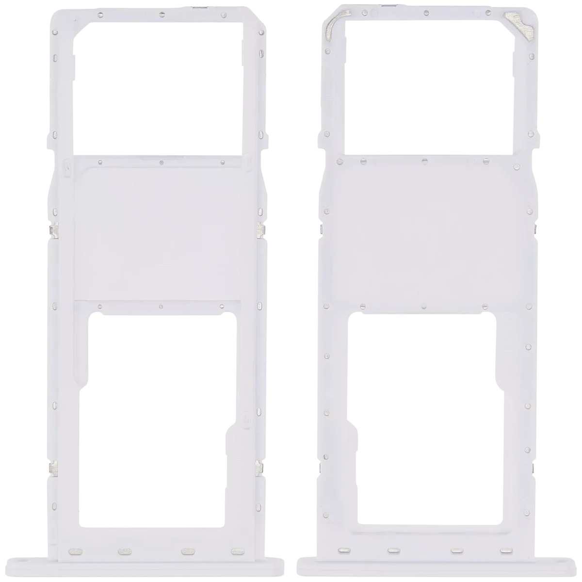 Samsung Galaxy A02 İle Uyumlu Tek Sim Kart Tepsisi S (A025 2020) A03 (A035 2021) (Beyaz) - Görsel 2